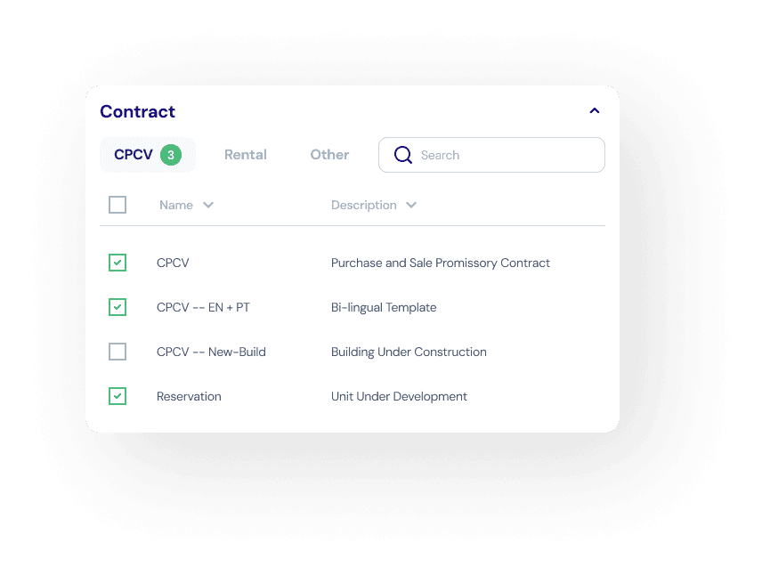 Contract documents